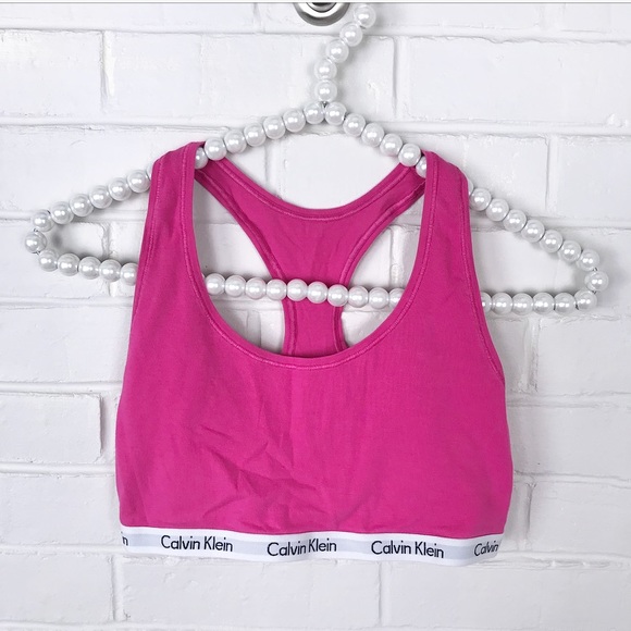 Calvin Klein Other - {Calvin Klein} Bright Pink Bralette/Sports Bra